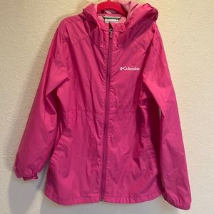 Columbia girls windproof jacket M
